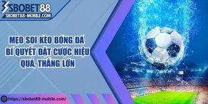 Mẹo soi kèo bóng đá - Bí quyết đặt cược hiệu quả, thắng lớn